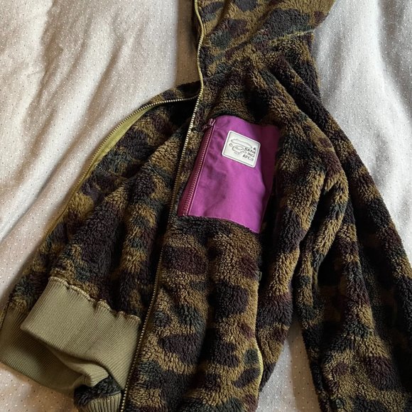 A Bathing Ape - 1st Camo Boa Wide Full Zip Hoodie Mens Style - Picture 9 of 16